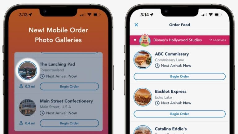 Picture Perfect Dining: Introducing Disney’s Mobile Order Photo Galleries!