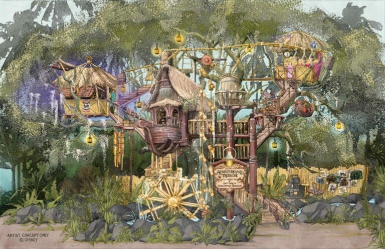 Exploring the New Adventureland Treehouse: Reopening Fall 2023!