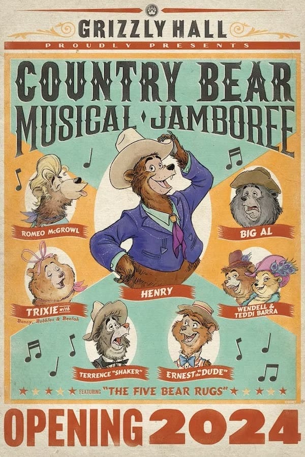 Get Ready for the Toe-Tappin’ Country Bear Musical Jamboree at Disney World in 2024!