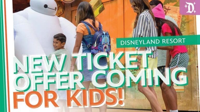 Exciting News: Limited-Time Kids’ Ticket Offer for Early 2024 at Disneyland Resort!