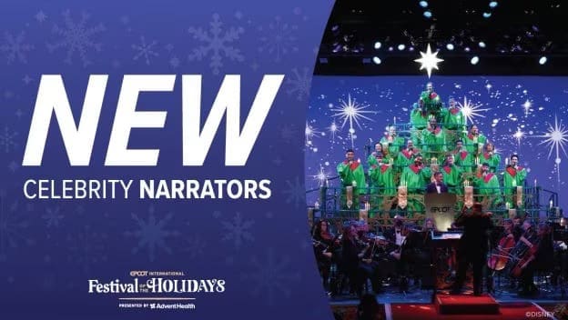 Just Announced: EPCOT’s Candlelight Processional with Exciting New Narrators!