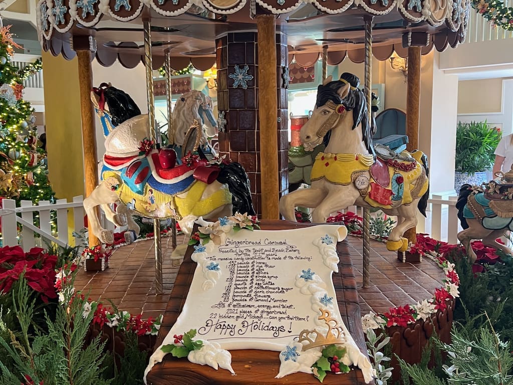 Disney World Gingerbread Displays