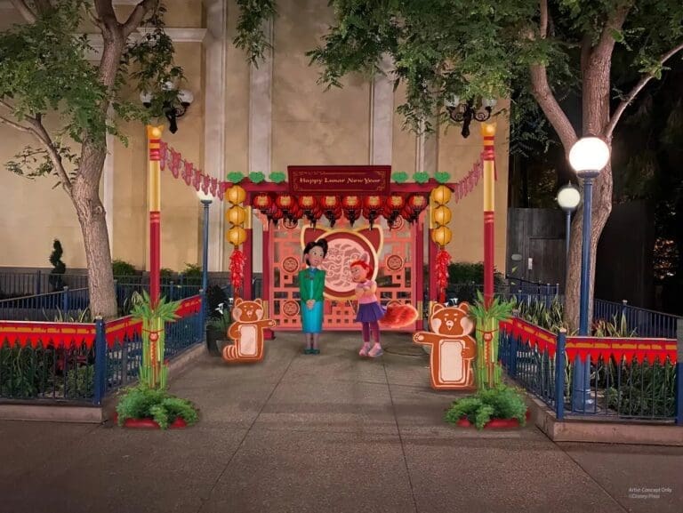 Concept Art Release for Turning Red Meet and Greet Coming to Lunar New Year Celebration