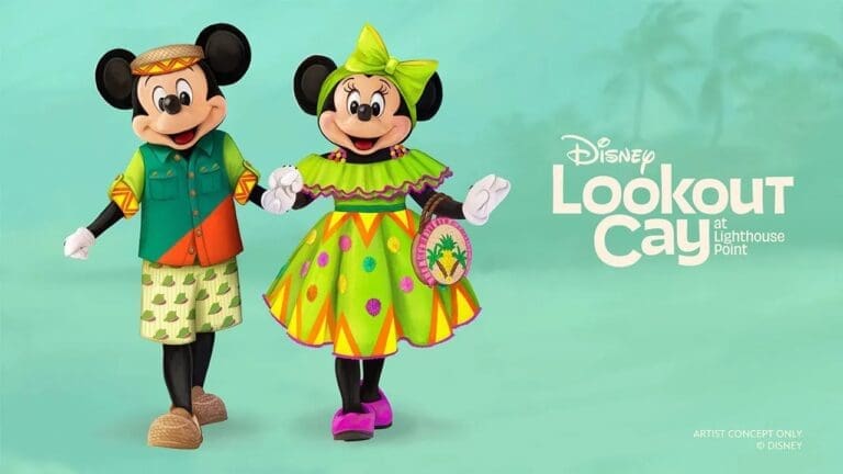 New Concept Art for Mickey and Minnie’s Bahamian-Inspired Costumes