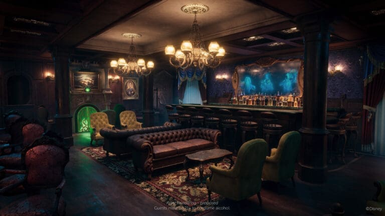 NEW Haunted Mansion Parlor Details: A Spooky Addition to the Disney Treasure