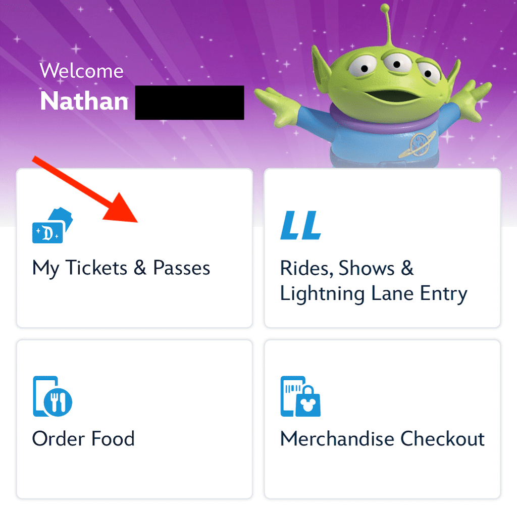 Linking Your Disneyland Ticket